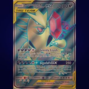 Mega sableye and Tyranintar ultra rare gx full art